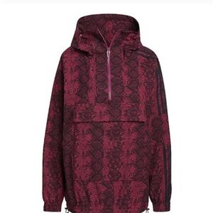 Never worn. Tags still attached. Ivy Park. Burgundy Snake Print Hoodie